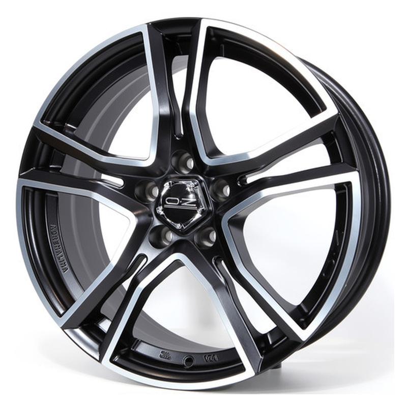 Литой колесный диск OZ Adrenalina Matt Black Diamond Cut 8,0x18 5x108 ET38 D75