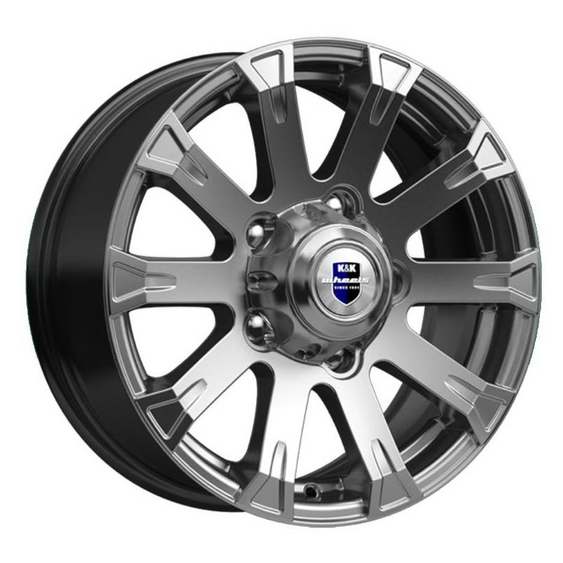 Литой колесный диск K&K КС601 Байкал дарк платинум 7,0x16 5x139,7 ET35 D95,3