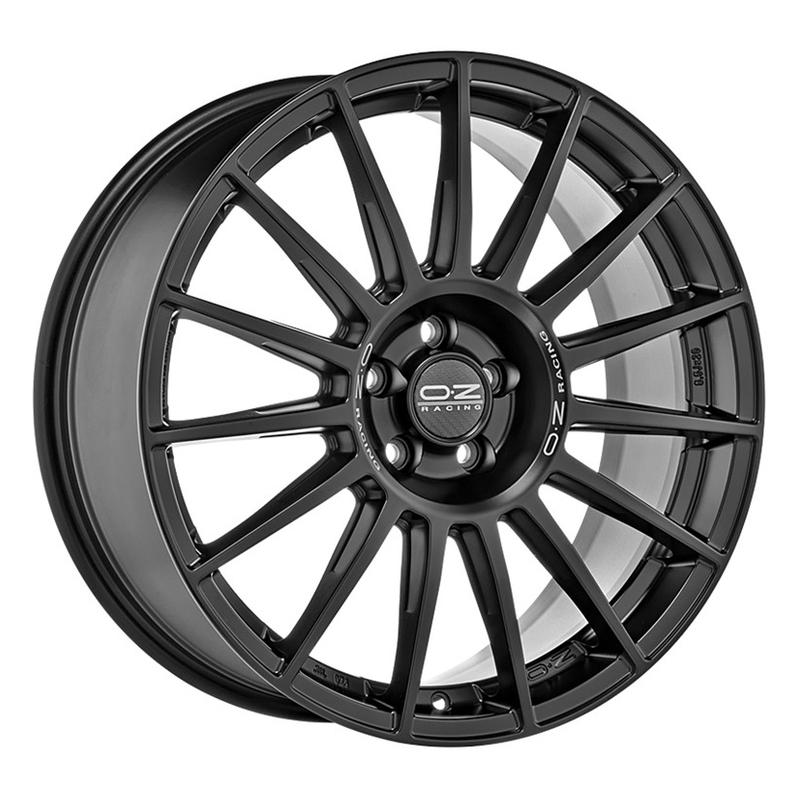 Литой колесный диск OZ Superturismo Dakar Matt Black Silver Lettering 10,0x20 5x130 ET48 D84