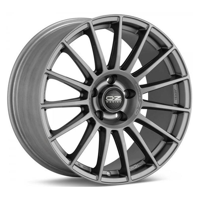 Литой колесный диск OZ Superturismo Dakar Matt Graphite Silver Lettering 10,0x20 5x112 ET19 D66,46