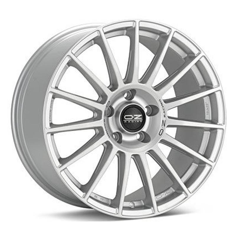 Литой колесный диск OZ Superturismo Dakar Matt Race Silver Black Lettering 8,5x19 5x110 ET40 D75