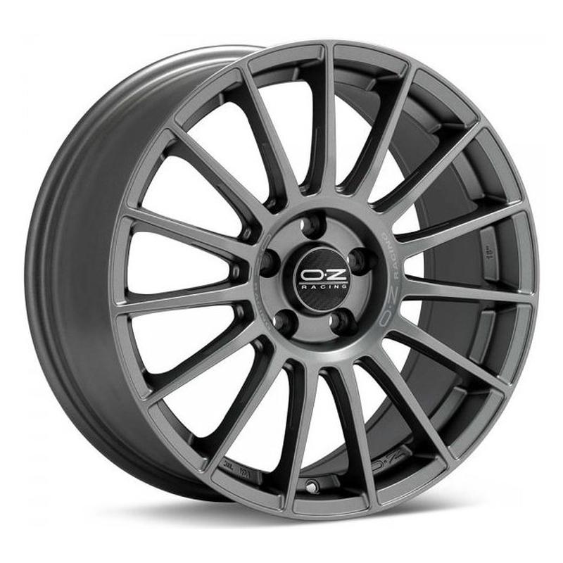 Литой колесный диск OZ Superturismo LM Matt Graphite Silver Lettering 8,0x18 5x112 ET45 D66,7