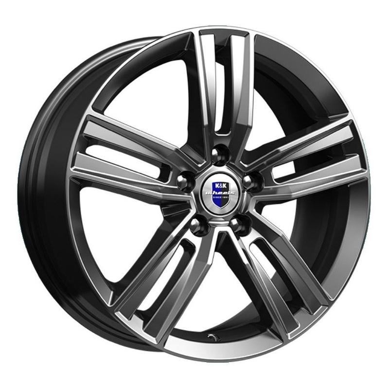 Литой колесный диск K&K КС750 Танаис дарк платинум 7,0x18 5x112 ET40 D66,6
