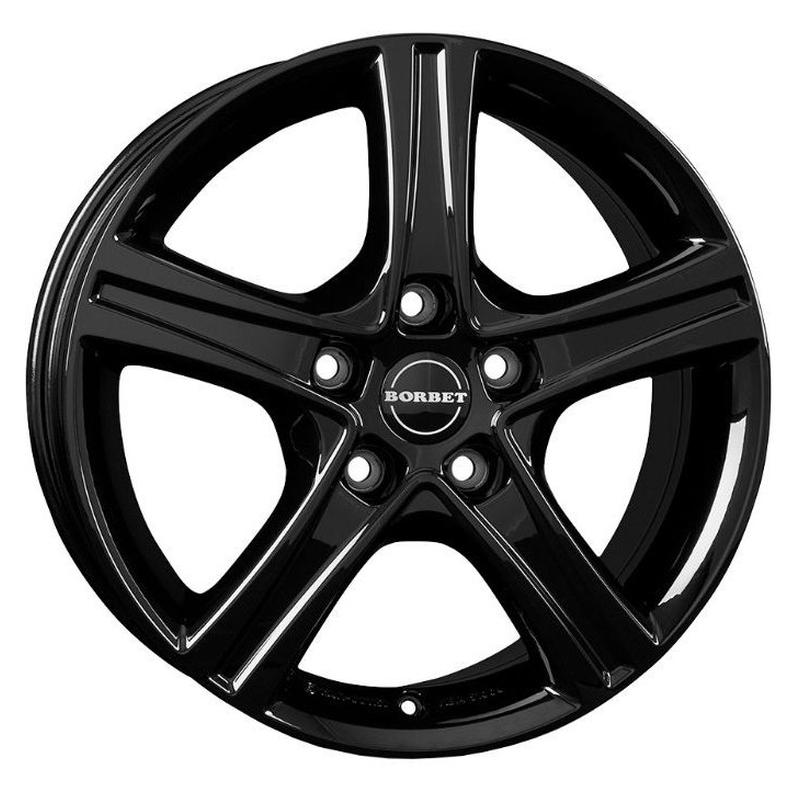 Литой колесный диск Borbet CWD black glossy 6,0x15 5x118 ET68 D71,1