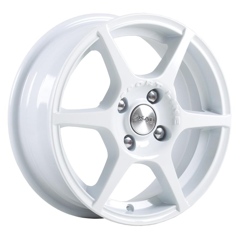 Литой колесный диск Skad Ягуар Белый 5,5x14 4x100 ET38 D67,1