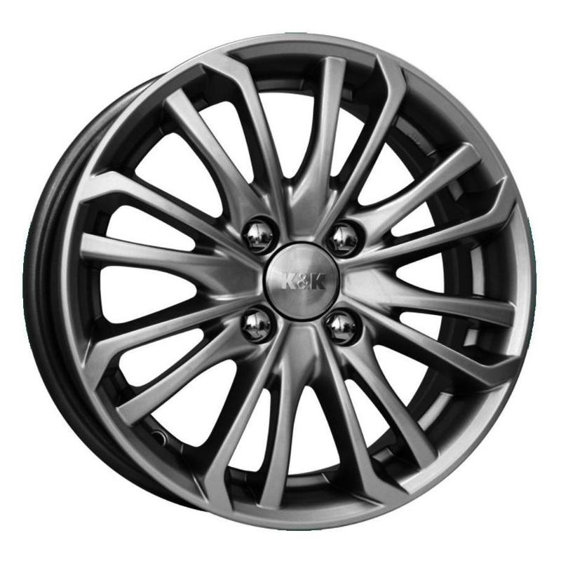Литой колесный диск K&K КС583 Римэкс дарк платинум 5,5x14 4x100 ET46 D54,1