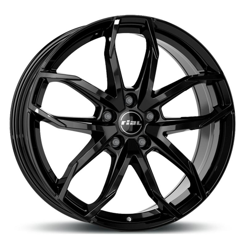 Литой колесный диск Rial Lucca Diamond Black 6,5x17 4x100 ET49 D54,1