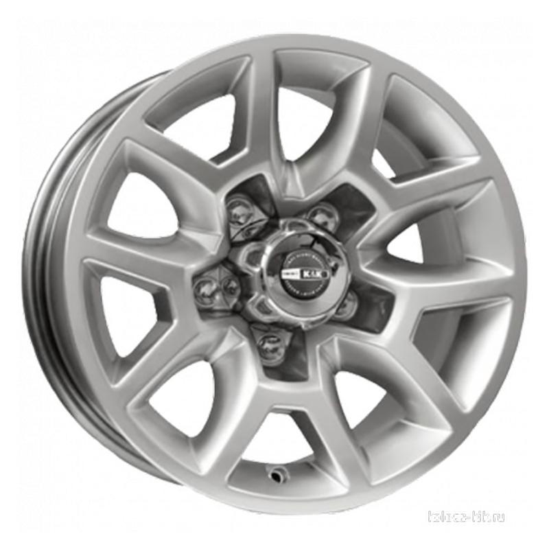 Литой колесный диск K&K КС321 Калахари сильвер 7,5x16 5x139,7 ET2 D110,1