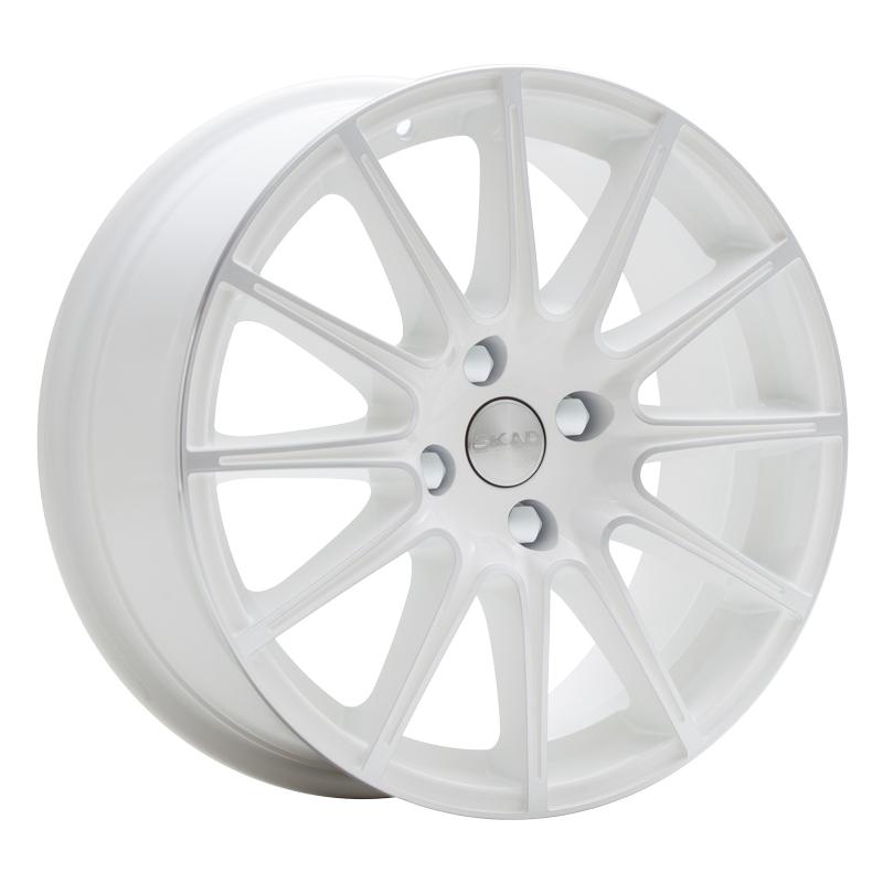 Литой колесный диск Skad Le-Mans Алмаз белый 7,5x17 4x108 ET32 D65,1