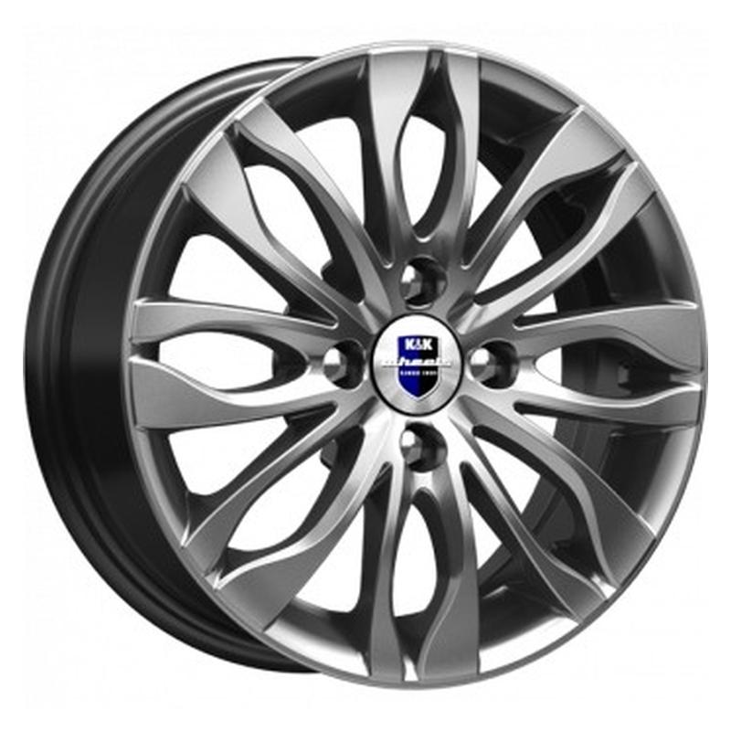 Литой колесный диск K&K КС628 Канзаши дарк платинум 5,5x14 4x100 ET39 D56,6