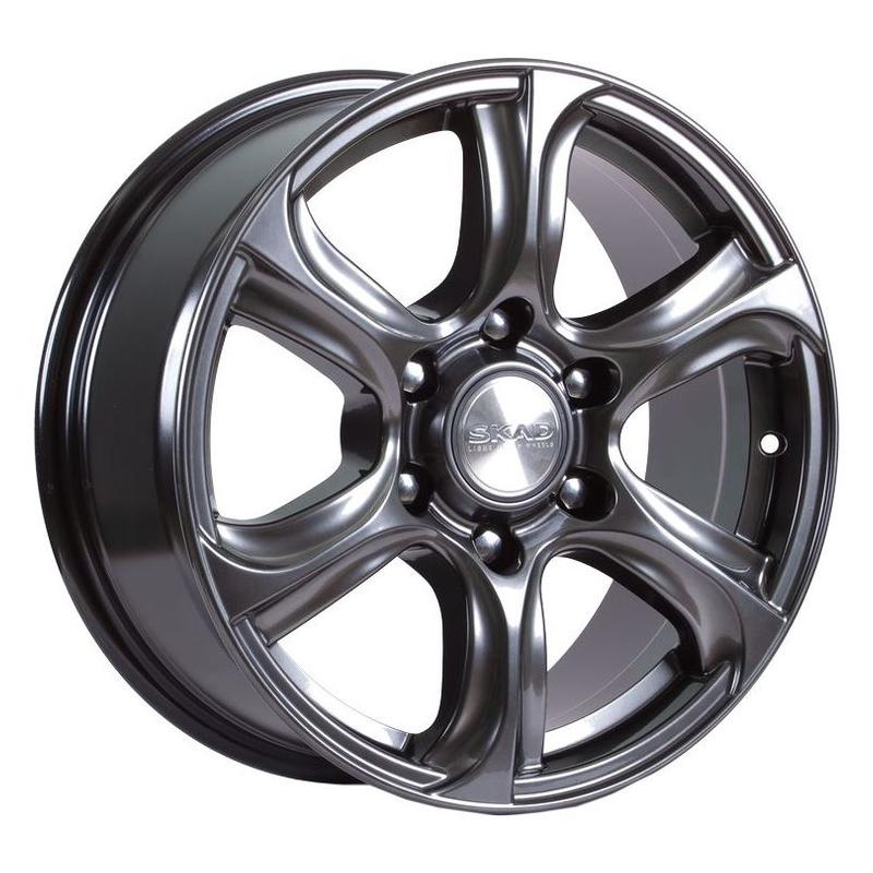 Литой колесный диск Skad Скала Графит 7,5x17 6x139,7 ET25 D106,2