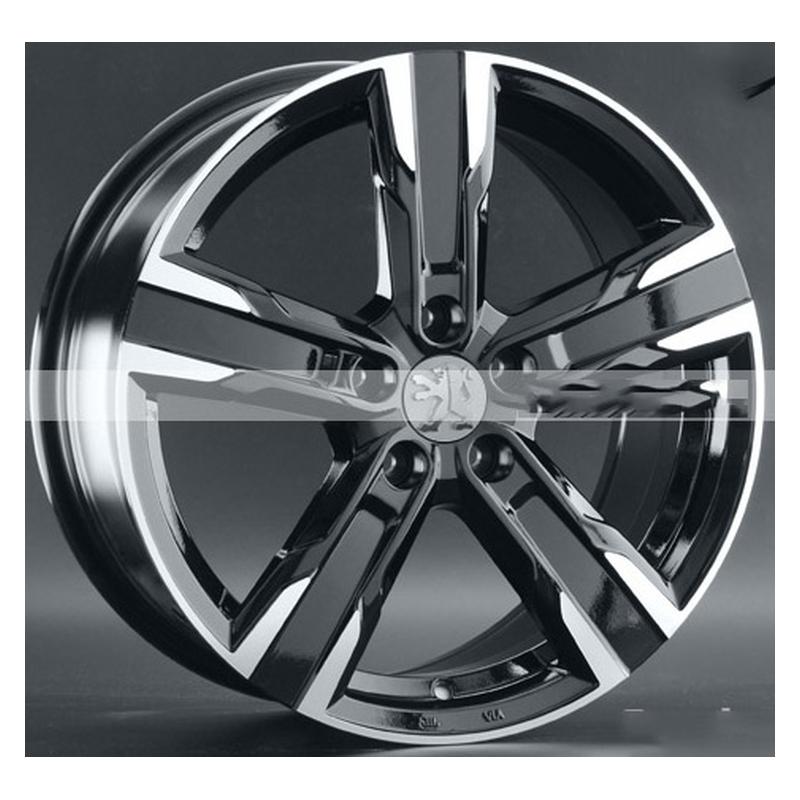 Литой колесный диск Peugeot Replica PG78 BKF 7,5x18 5x108 ET49 D65,1