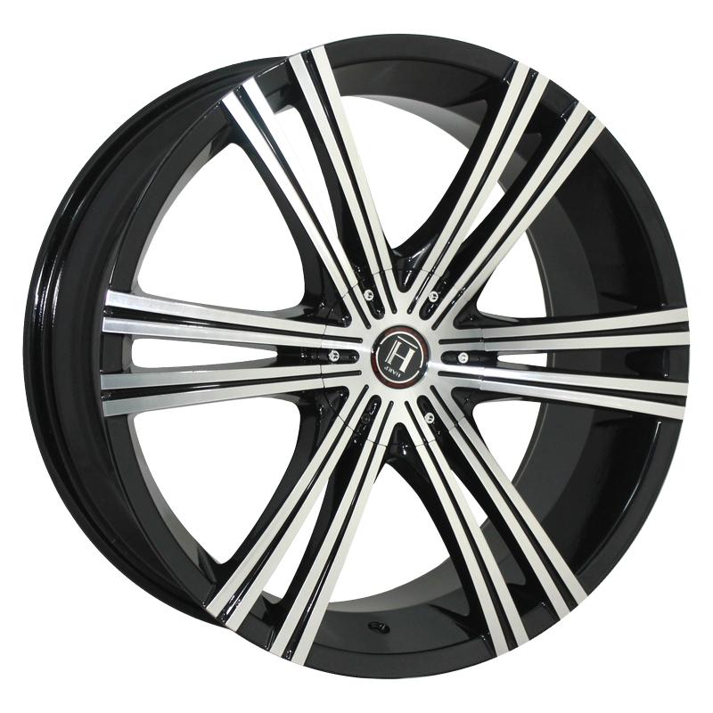 Литой колесный диск Harp Y-28 Glossy Black Machined Face 8,5x20 5x114,3 ET40 D74,1