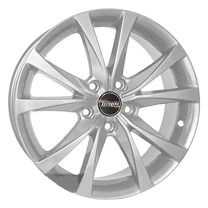 Литой колесный диск TechLine 734 S 6,5x17 5x114,3 ET50 D66,1