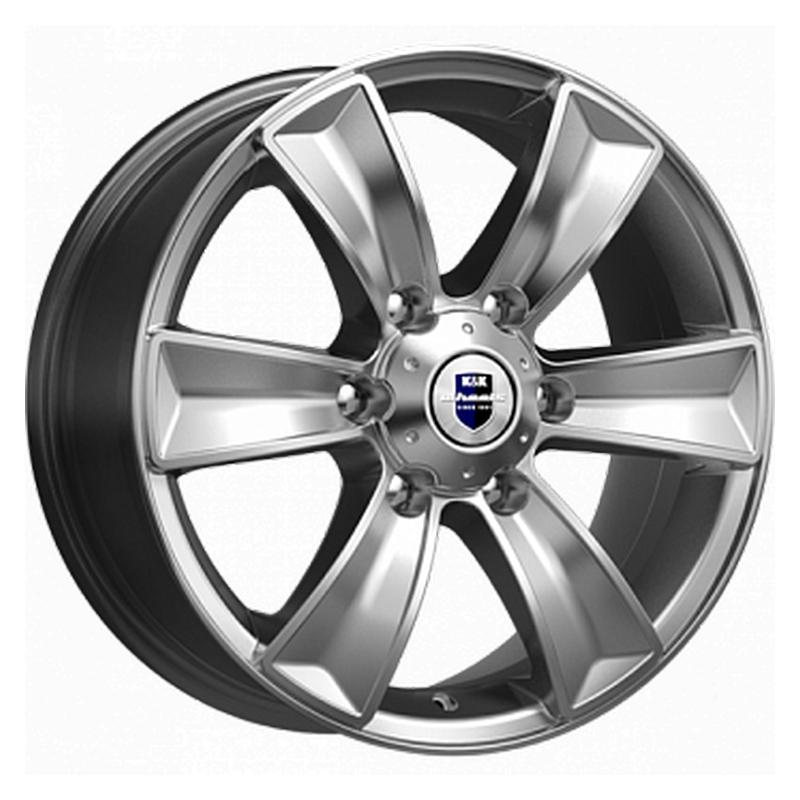 Литой колесный диск K&K КС671 Тайфун дарк платинум 7,0x17 6x139,7 ET20 D100,1