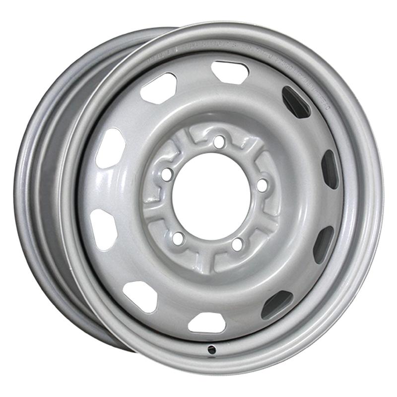 Штампованный стальной диск Trebl LT2883D Silver 6,0x16 5x139,7 ET22 D108,6
