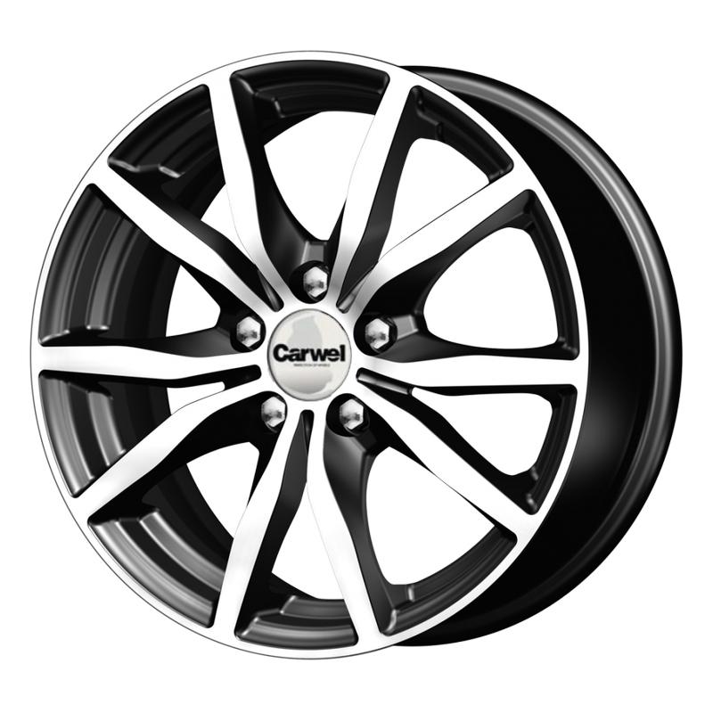 Литой колесный диск Carwel Бекан AB 6,5x15 5x110 ET35 D65,1