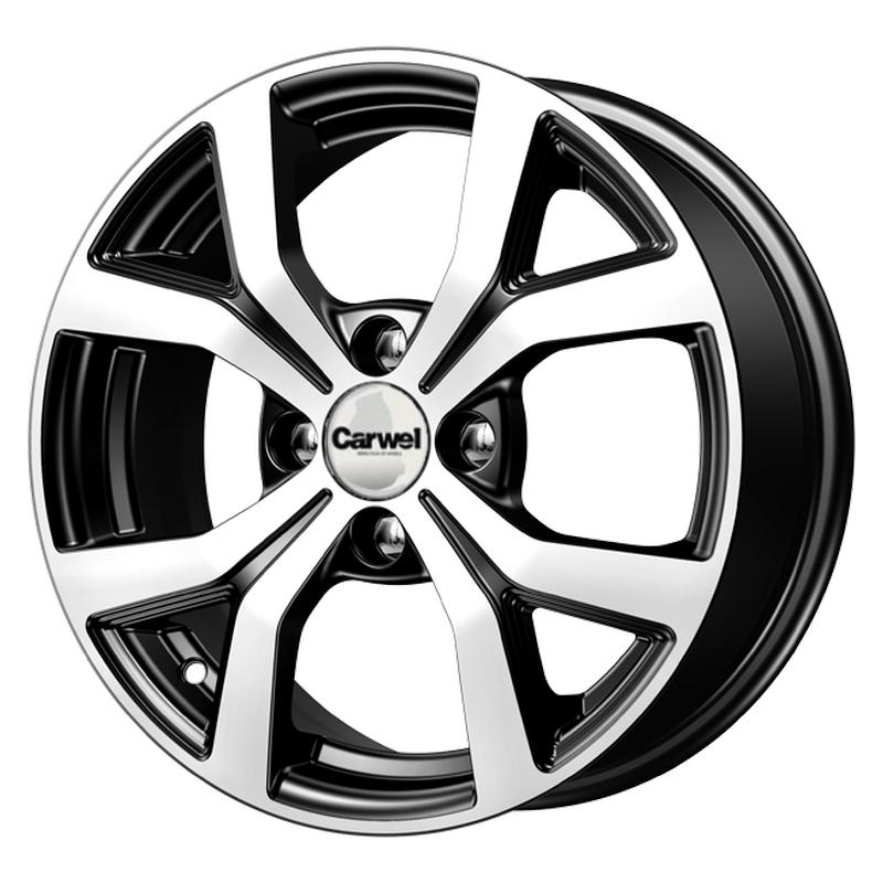 Литой колесный диск Carwel Таир AB 6,0x15 4x100 ET48 D54,1