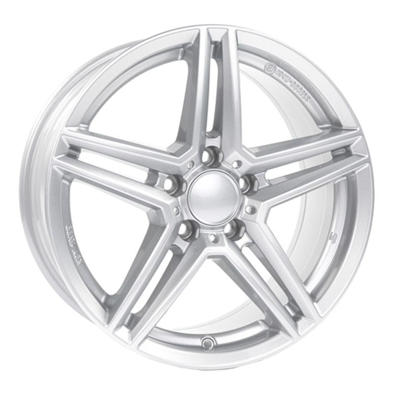 Литой колесный диск Rial M10 Polar Silver 7,5x17 5x108 ET52,5 D63,4