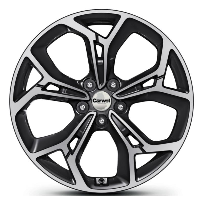 Литой колесный диск Carwel Карачи AB 7,0x17 5x114,3 ET51 D67,1