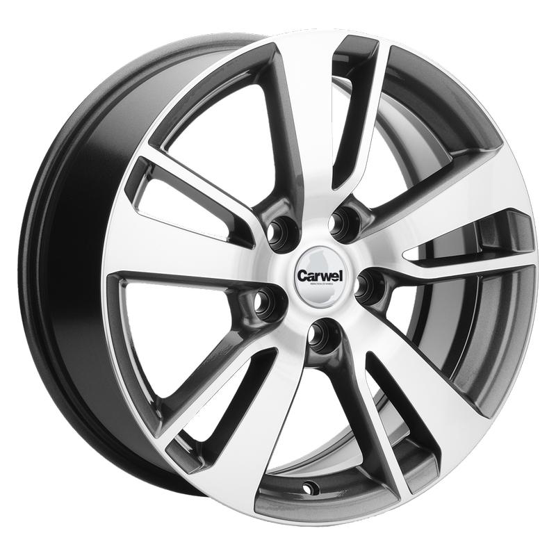 Литой колесный диск Carwel Чага AGR 7,0x17 5x114,3 ET37 D66,5