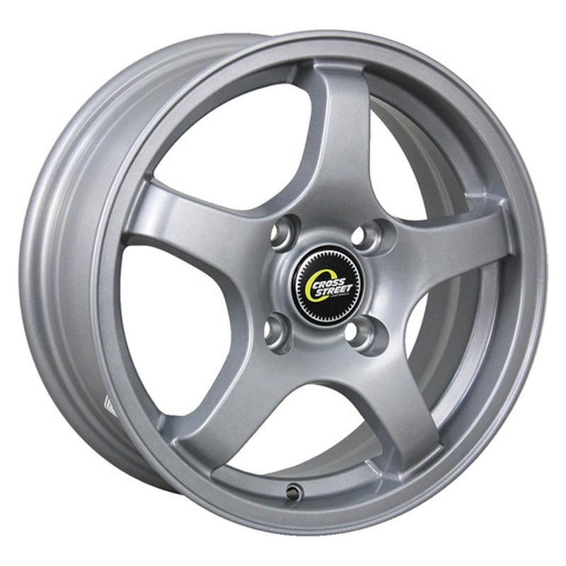 Литой колесный диск CrossStreet CR-14 S 6,0x15 4x100 ET40 D60,1