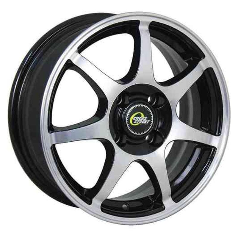 Литой колесный диск CrossStreet CR-15 BKF 5,5x14 4x100 ET43 D67,1