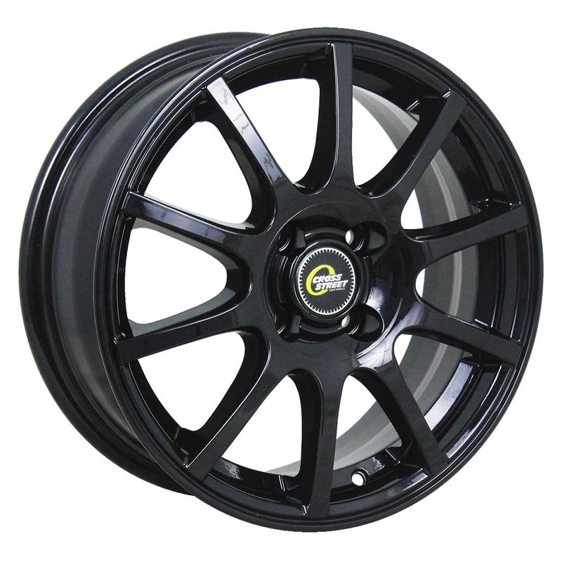 Литой колесный диск CrossStreet CR-16 Black 6,0x15 4x100 ET50 D60,1