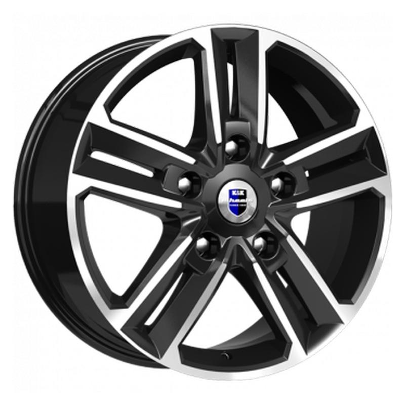 Литой колесный диск K&K КС763 Backfire алмаз черный 8,0x18 5x114,3 ET50 D66,1