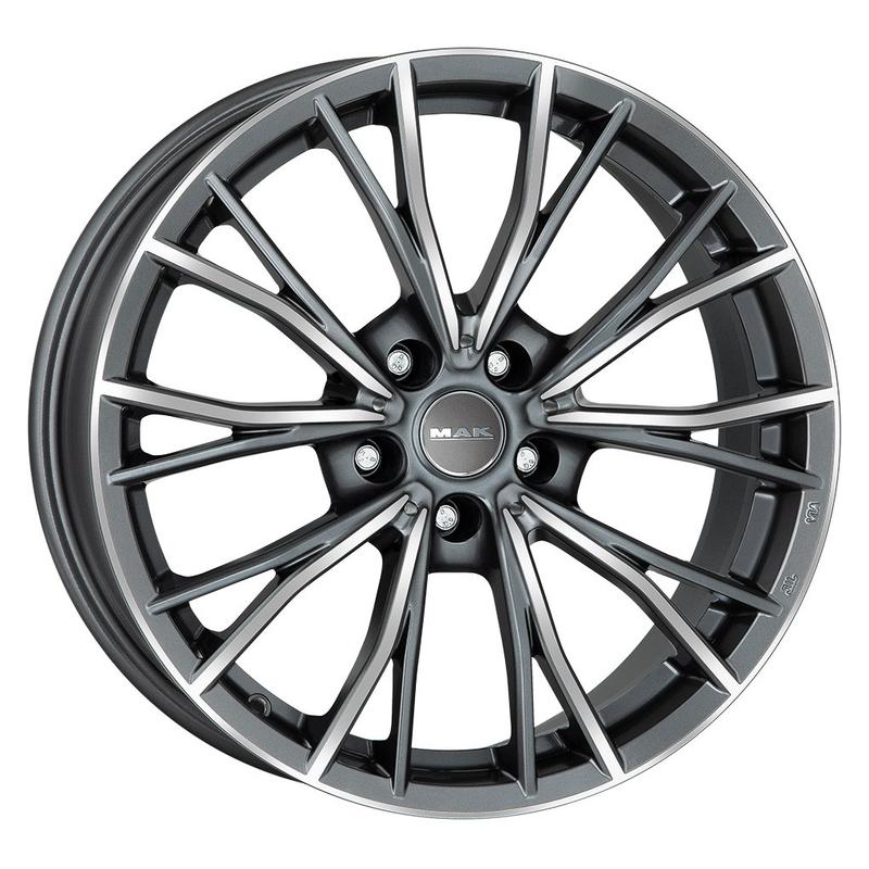 Литой колесный диск MAK Mark Gunmetal Mirror Face 8,0x18 5x112 ET30 D66,6