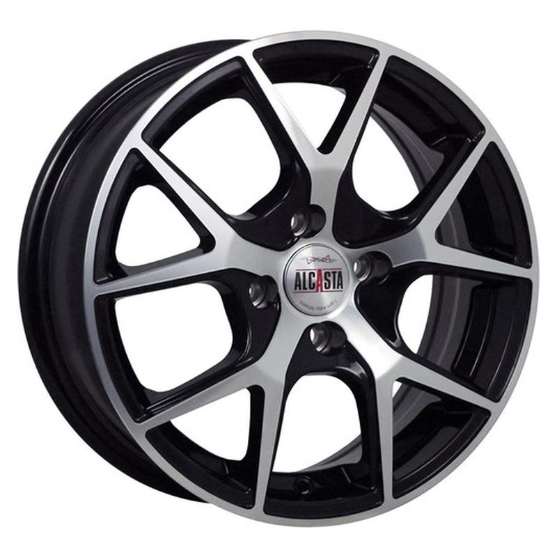 Литой колесный диск Alcasta M52 BKF 6,0x15 4x100 ET36 D60,1