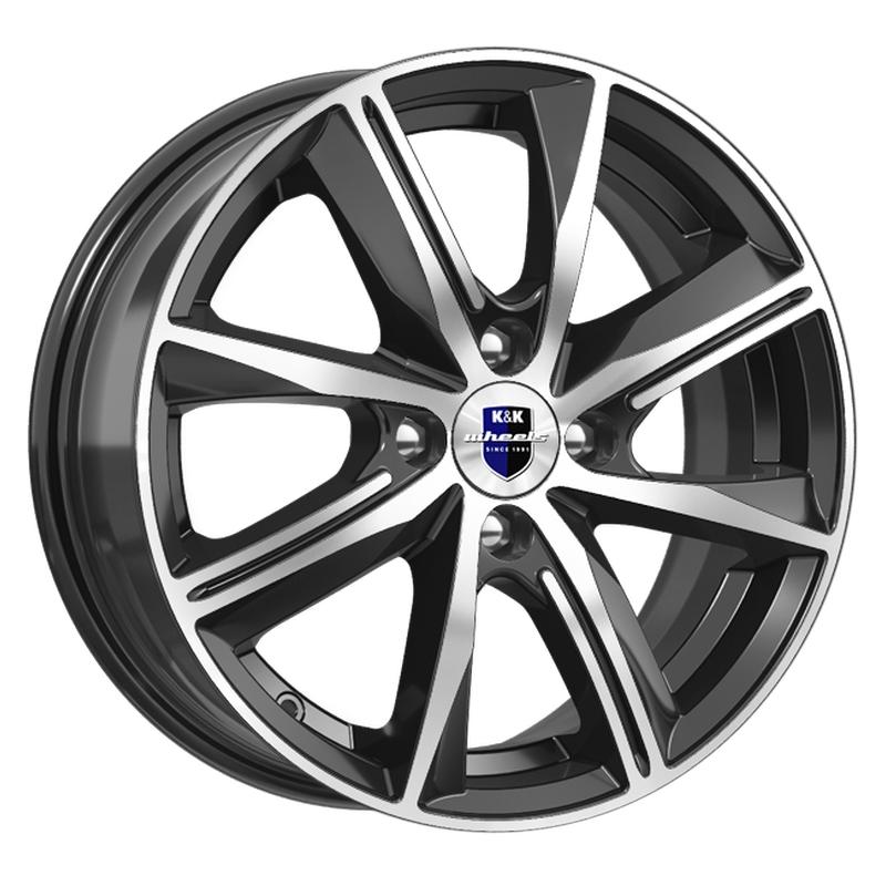 Литой колесный диск K&K КС890 Арнар алмаз черный 6,0x15 4x100 ET40 D67,1