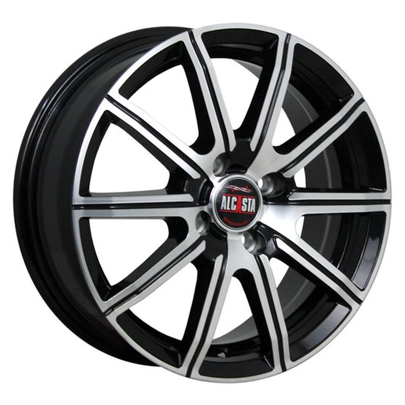 Литой колесный диск Alcasta M55 BKF 6,0x15 4x100 ET36 D60,1