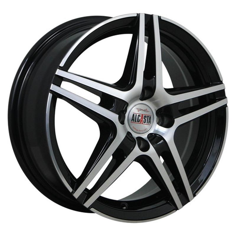 Литой колесный диск Alcasta M54 BKF 6,0x15 4x100 ET40 D60,1
