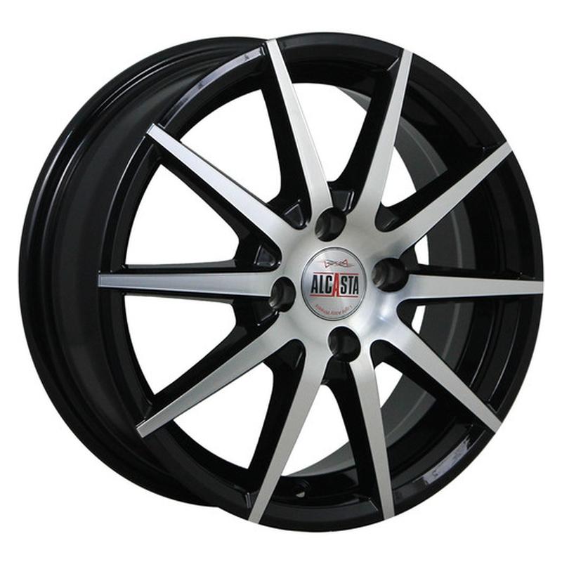 Литой колесный диск Alcasta M53 BKF 6,5x16 5x112 ET46 D57,1