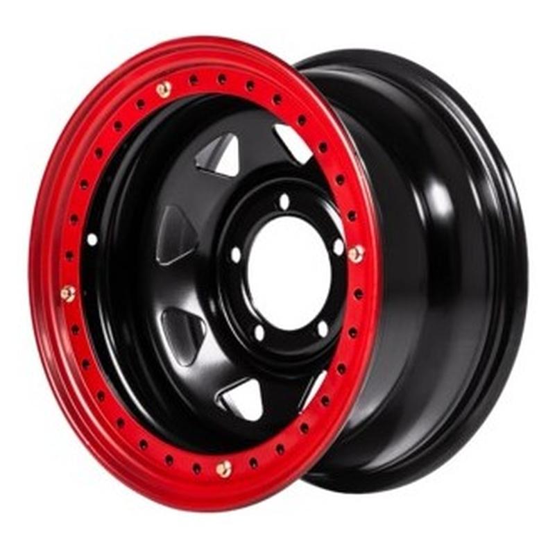 Стальной внедорожный диск с бедлоком ORW N121 Черный 8,0x15 5x114,3 ET-19 D84