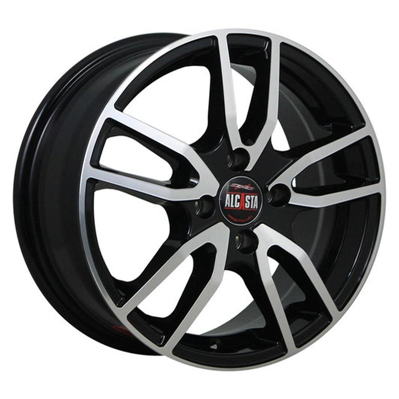 Литой колесный диск Alcasta M57 BKF 6,0x15 4x100 ET40 D60,1