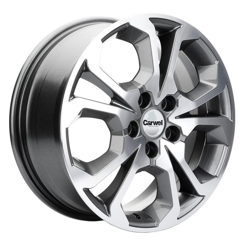Литой колесный диск Carwel Шира AGR 6,5x17 5x114,3 ET45 D54,1