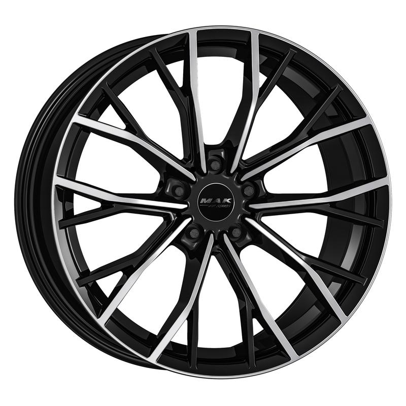 Литой колесный диск MAK Mark Black Mirror 7,5x17 5x112 ET24 D66,6