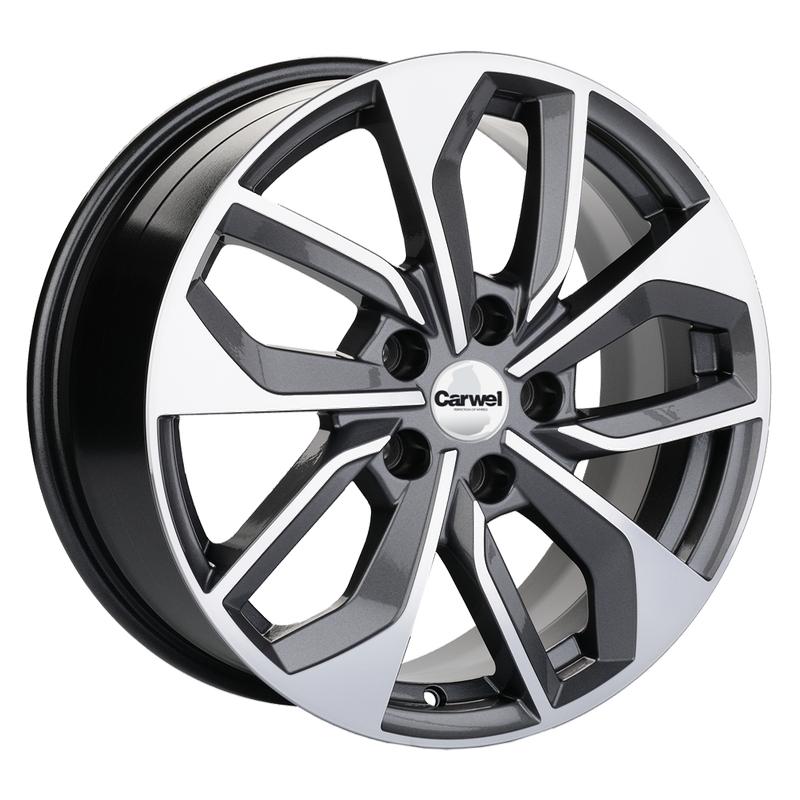 Литой колесный диск Carwel Эльтон AGR 7,0x17 5x114,3 ET45 D60,1