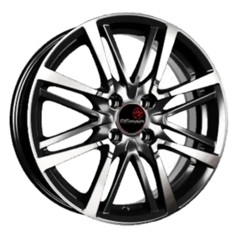 Литой колесный диск Вектор B216 алмаз черный 6,0x16 4x100 ET50 D60,1
