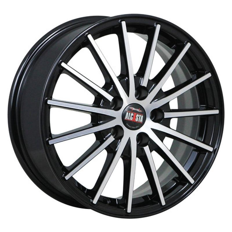 Литой колесный диск Alcasta M60 BKF 7,0x17 5x114,3 ET39 D60,1