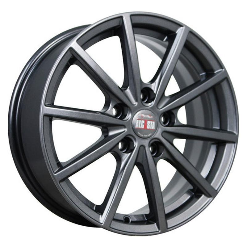 Литой колесный диск Alcasta M61 Graphite 7,0x17 5x114,3 ET37 D66,6