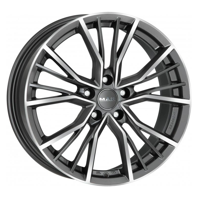 Литой колесный диск MAK Union Gunmetal Mirror Face 10,0x22 5x112 ET26 D66,45