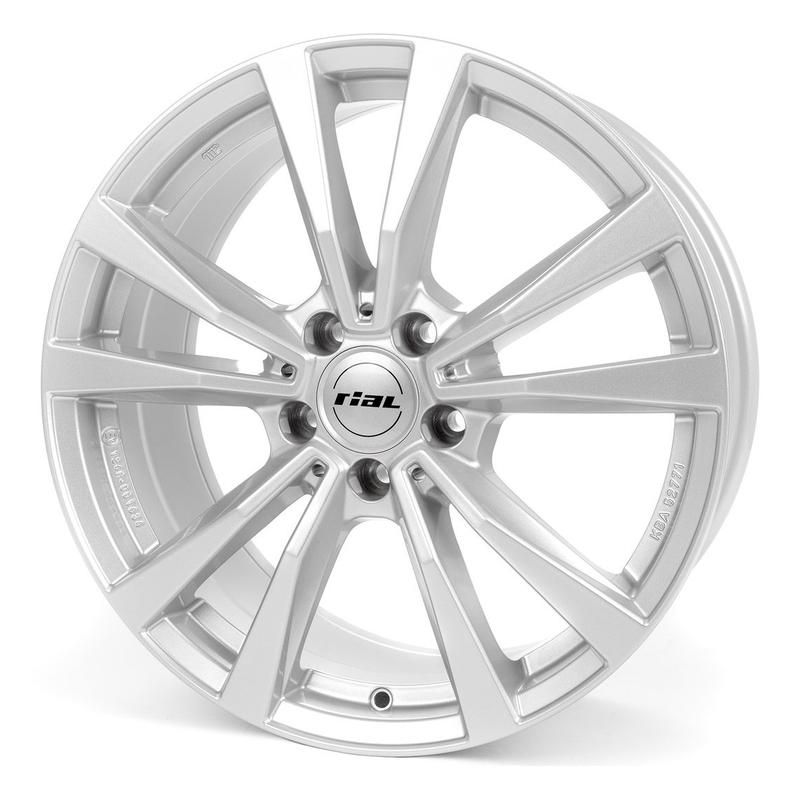 Литой колесный диск Rial M12 Polar Silver 9,0x19 5x112 ET49 D66,5