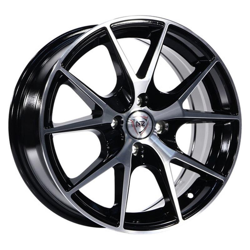 Литой колесный диск NZ H-04 BKF 7,0x15 4x100 ET38 D54,1