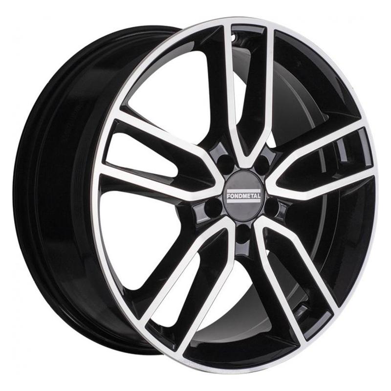 Литой колесный диск Fondmetal Koros Glossy Black Machined 8,0x18 5x112 ET38 D66,5