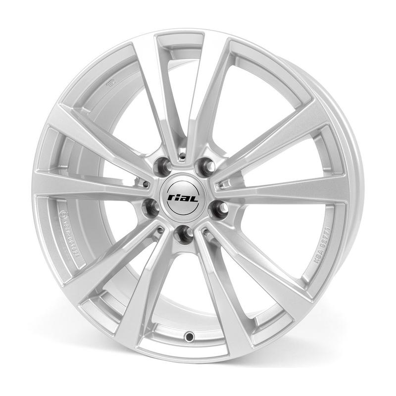 Литой колесный диск Rial M12X Polar Silver 9,0x20 5x112 ET48 D66,5