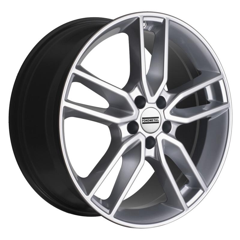 Литой колесный диск Fondmetal Koros Glossy Silver 7,5x18 5x108 ET50 D63,34