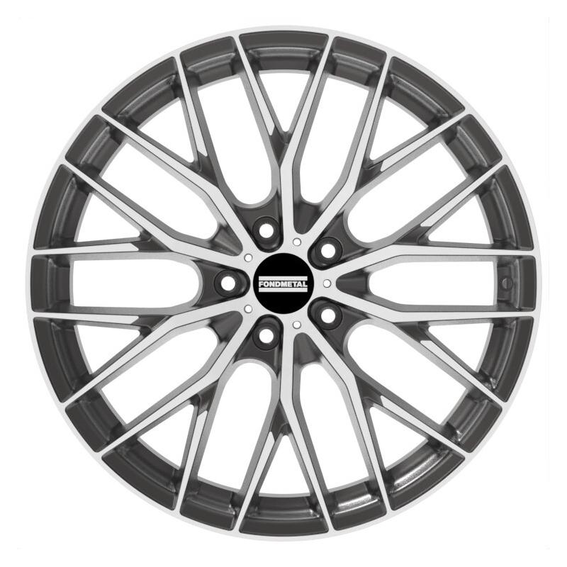 Литой колесный диск Fondmetal Makhai Glossy Titanium Machined 8,5x19 5x112 ET32 D66,5